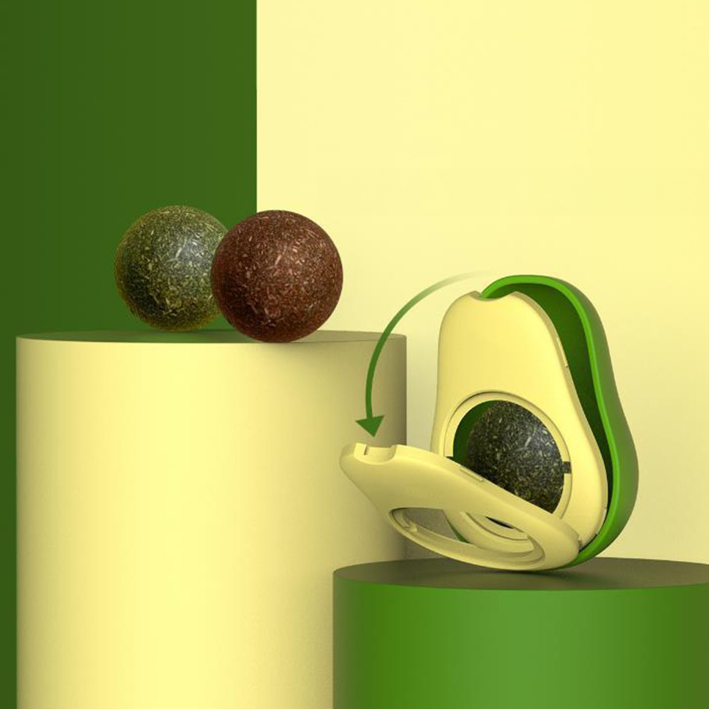 Avocado Catnip Wall Toy