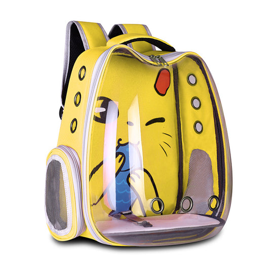 Transparent Breathable Pet Backpack