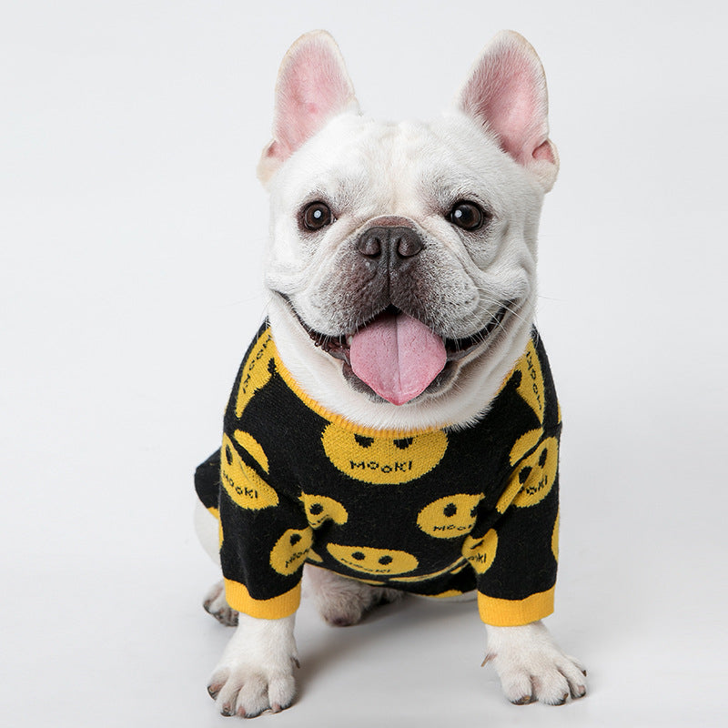 Black & Yellow Pet Jumper