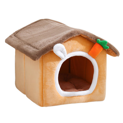 Farmer Carrot Pet Bed with Ears