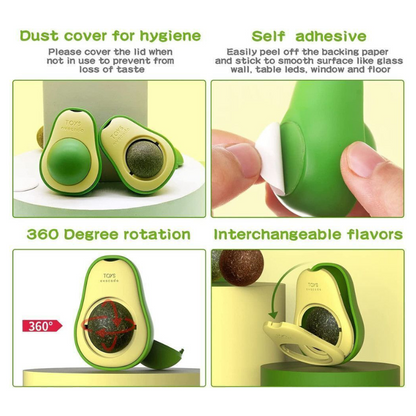 Avocado Catnip Wall Toy