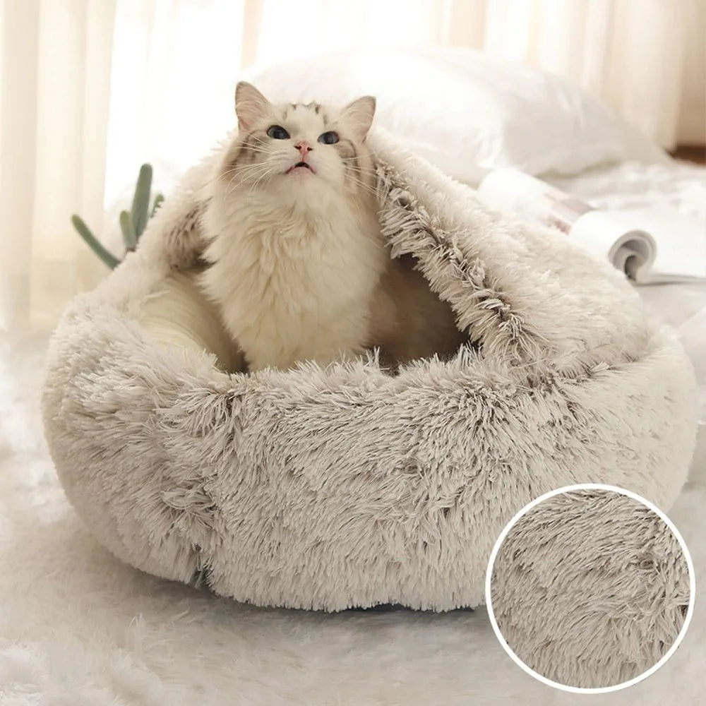 Warm Plush Pet Bed