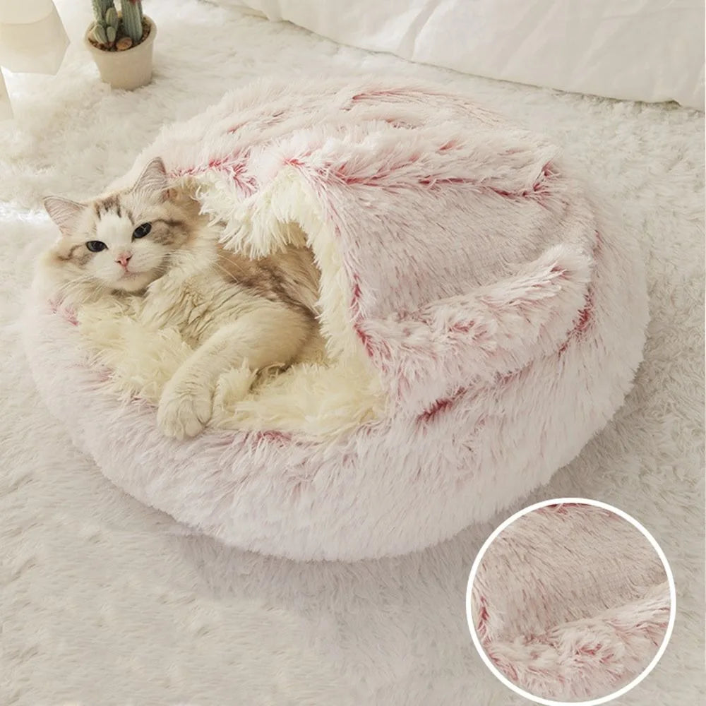 Warm Plush Pet Bed
