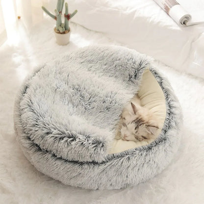 Warm Plush Pet Bed