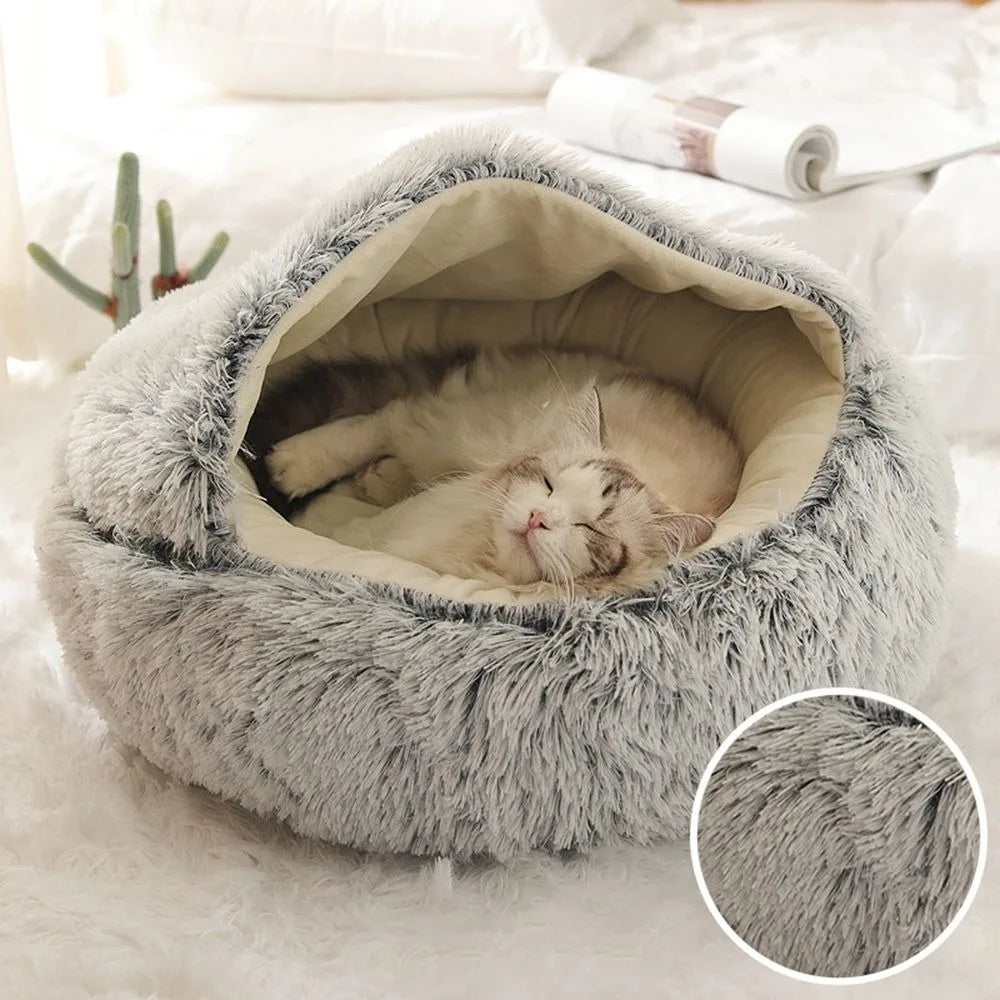 Warm Plush Pet Bed