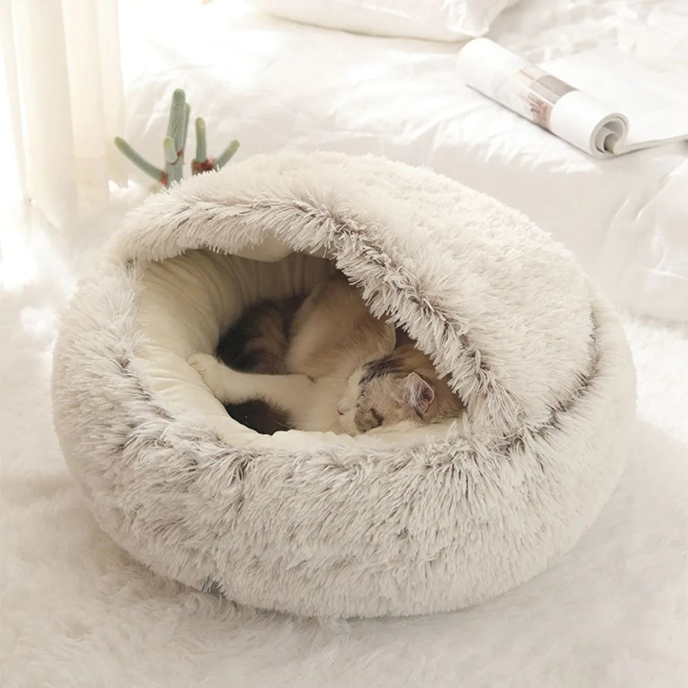 Warm Plush Pet Bed