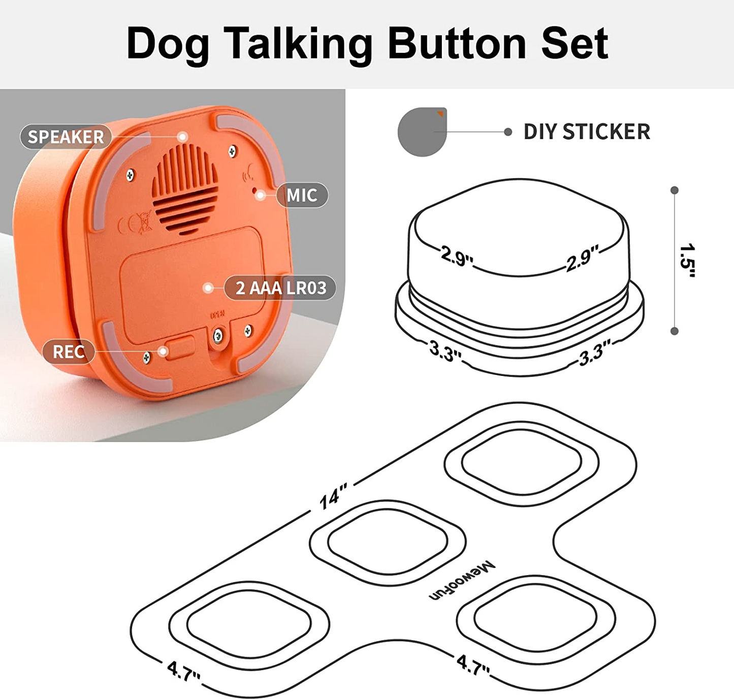 Pet Talking Buttons