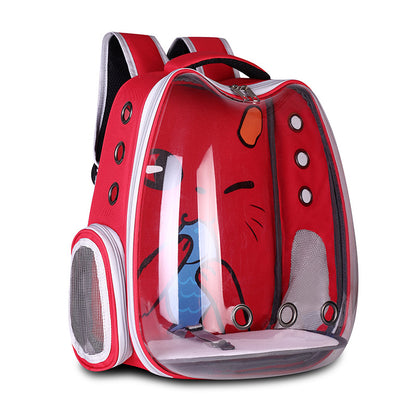 Transparent Breathable Pet Backpack